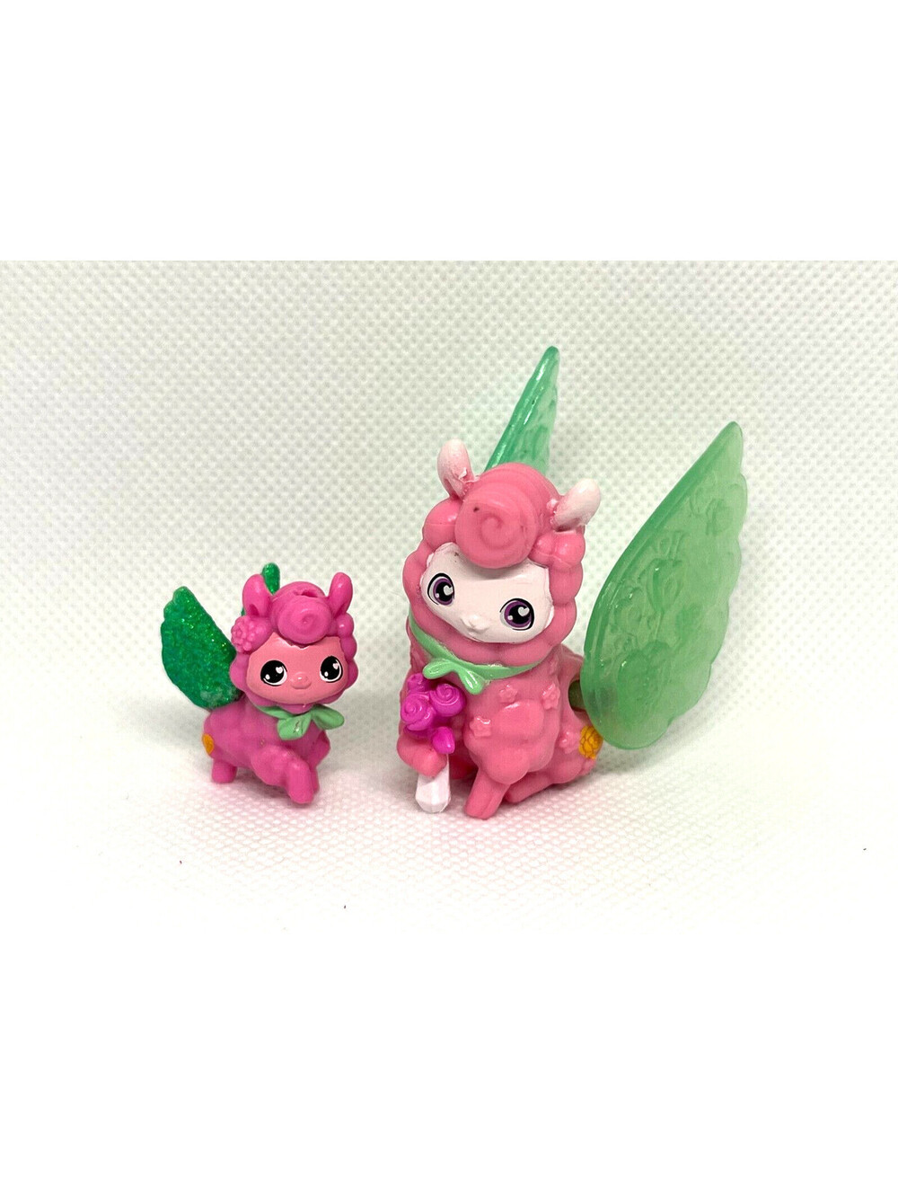 Hatchimals CollEGGtibles Chris Anthemum Rainbow-Cation and Rose Marie Figures